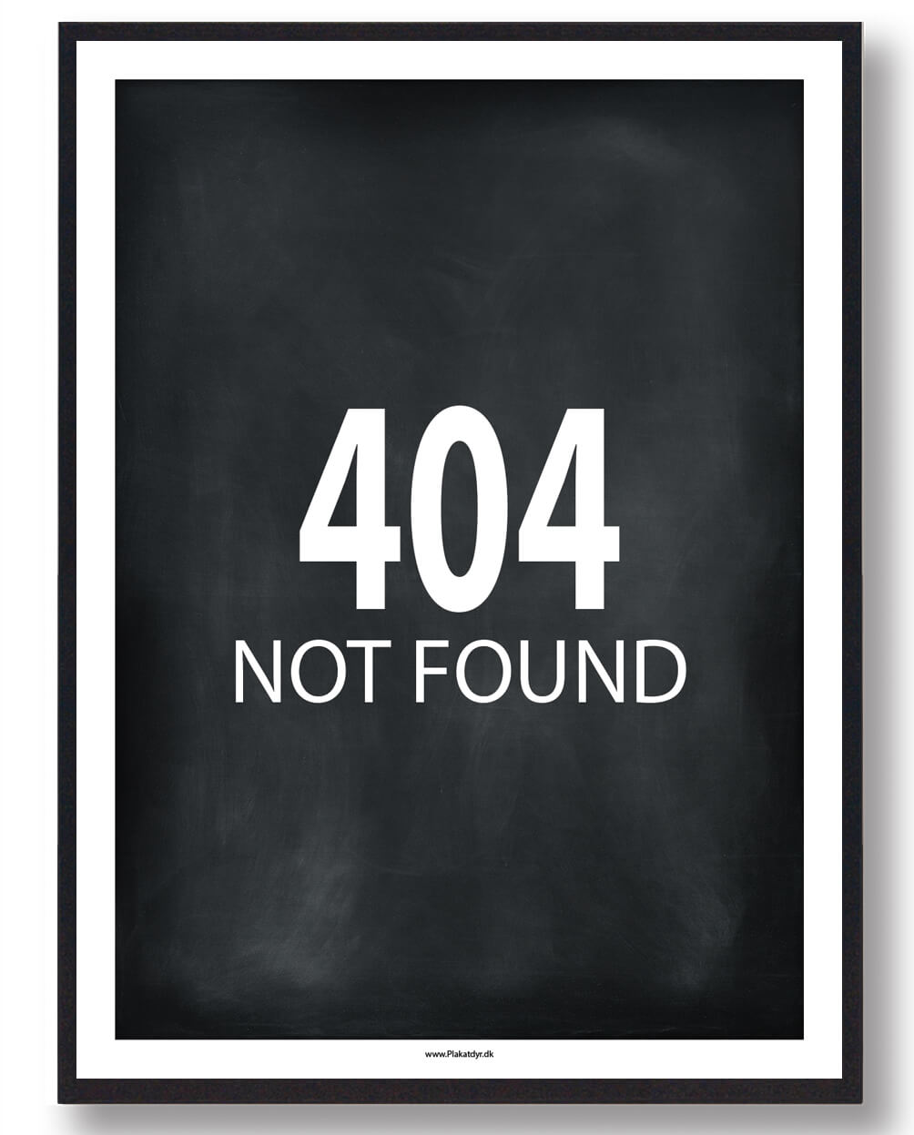 404 side - gamerplakat (sort)