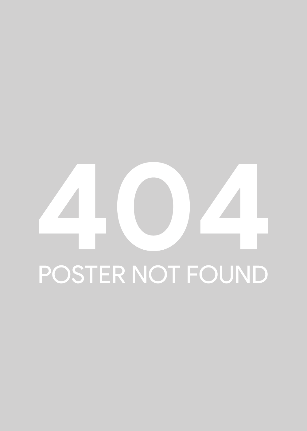 404 poster not found plakat