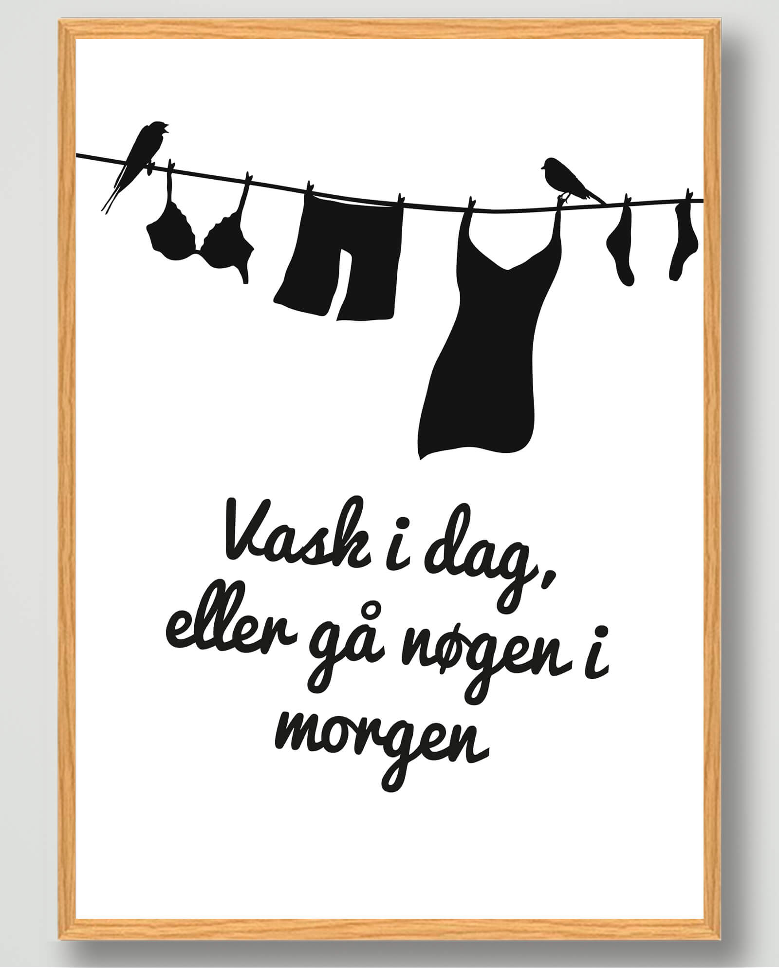 Vask i dag - plakat