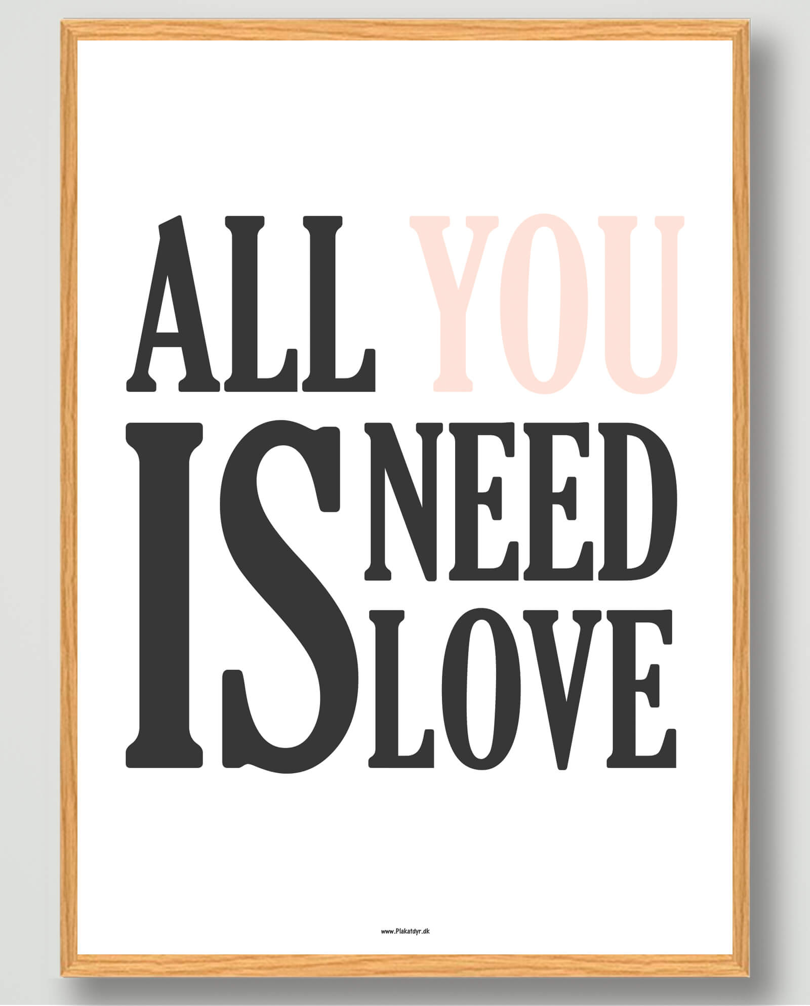 All you need is... - plakat