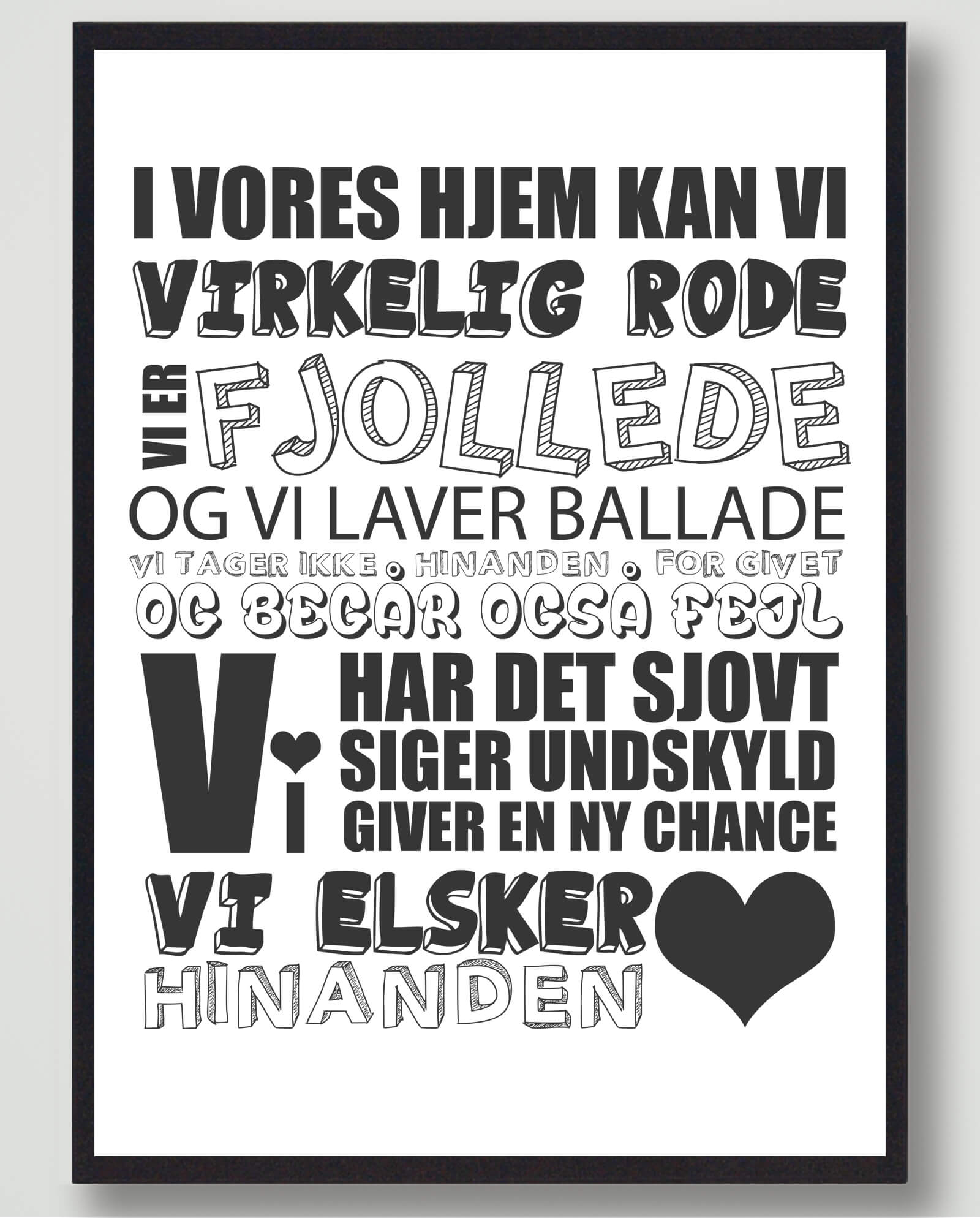 I vores hjem kan viâ¦ - plakat