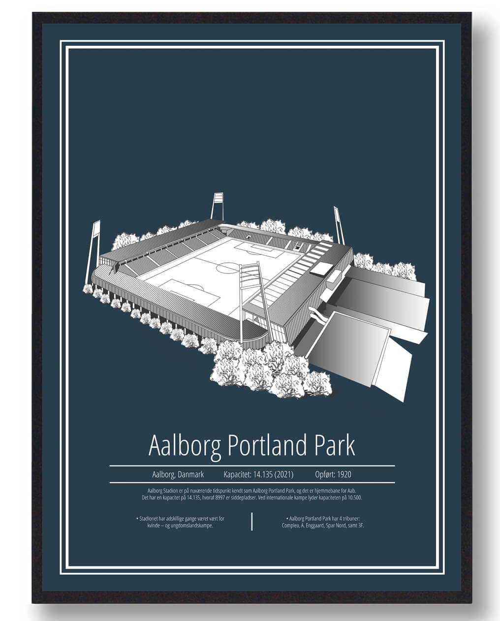 Aalborg Portland Park  -  AaB plakat