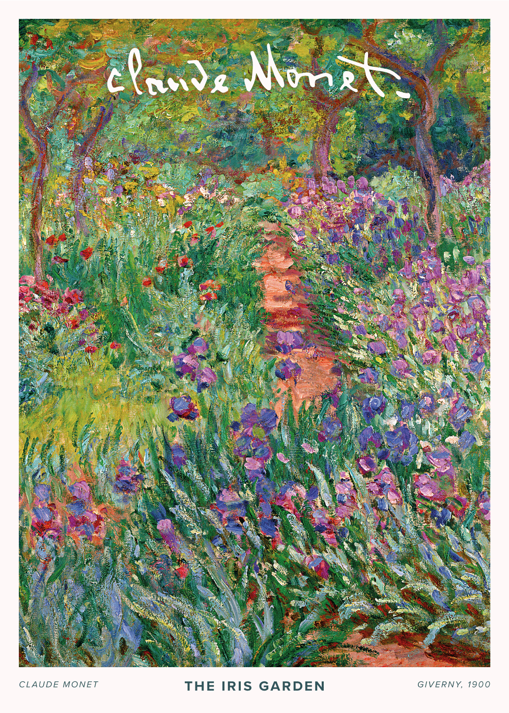 The iris garden - Claude Monet
