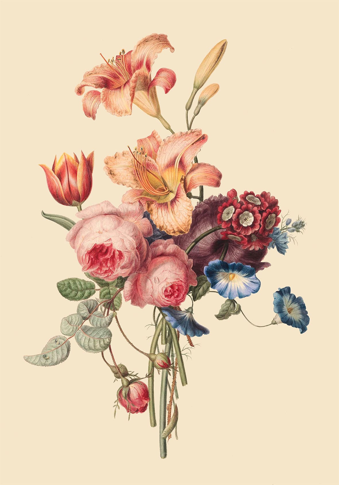 Blomster Plakat - 70 x 100 cm