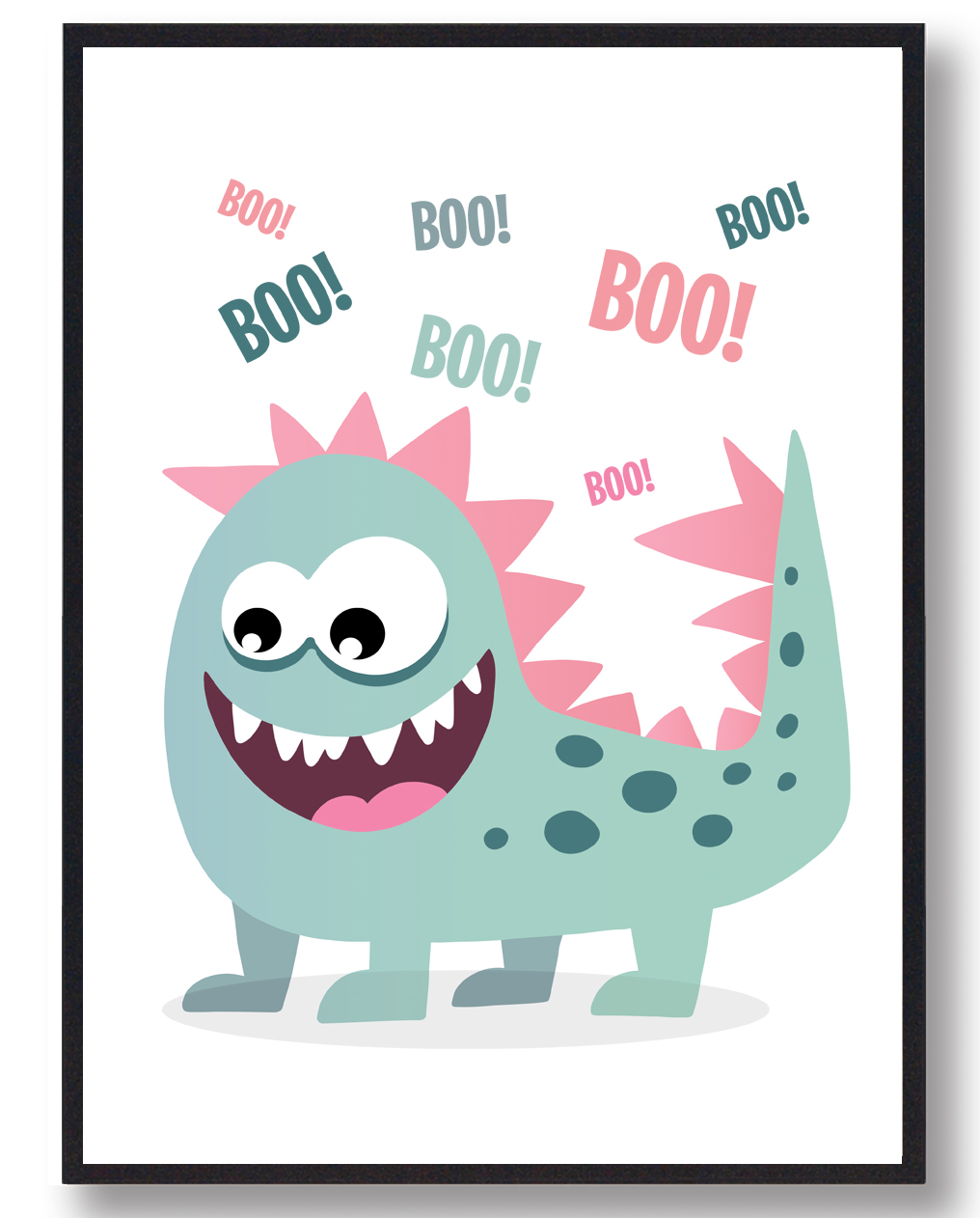 Boo boo monsterplakat