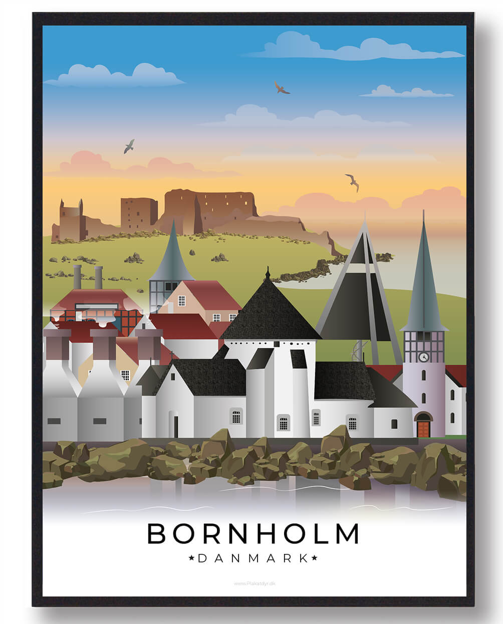 Bornholm byplakat