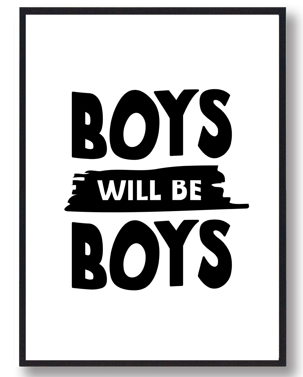 Boys will be Boys - plakat