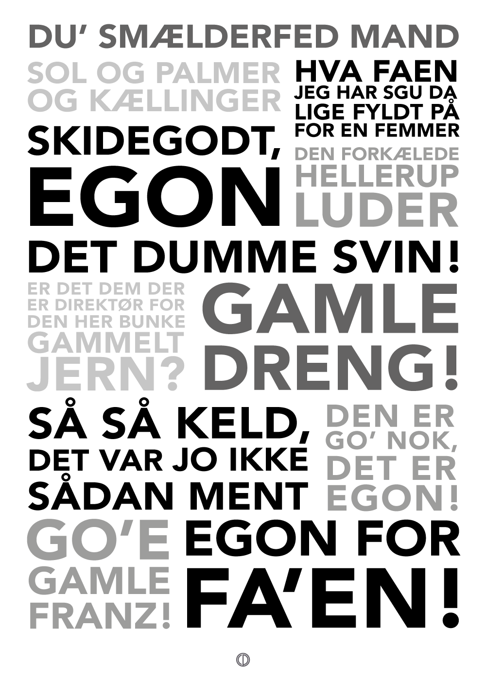 Morten Grunwald hyldest plakat