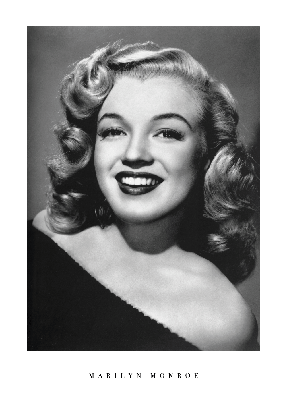 Portrait of Marilyn Monroe - Plakat