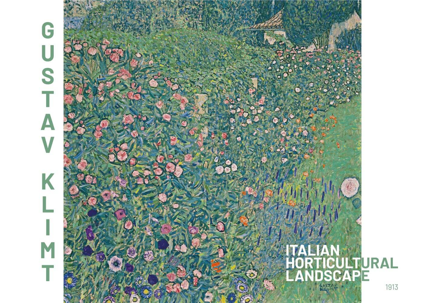 Italian horticultural landscape - Gustav Klimt