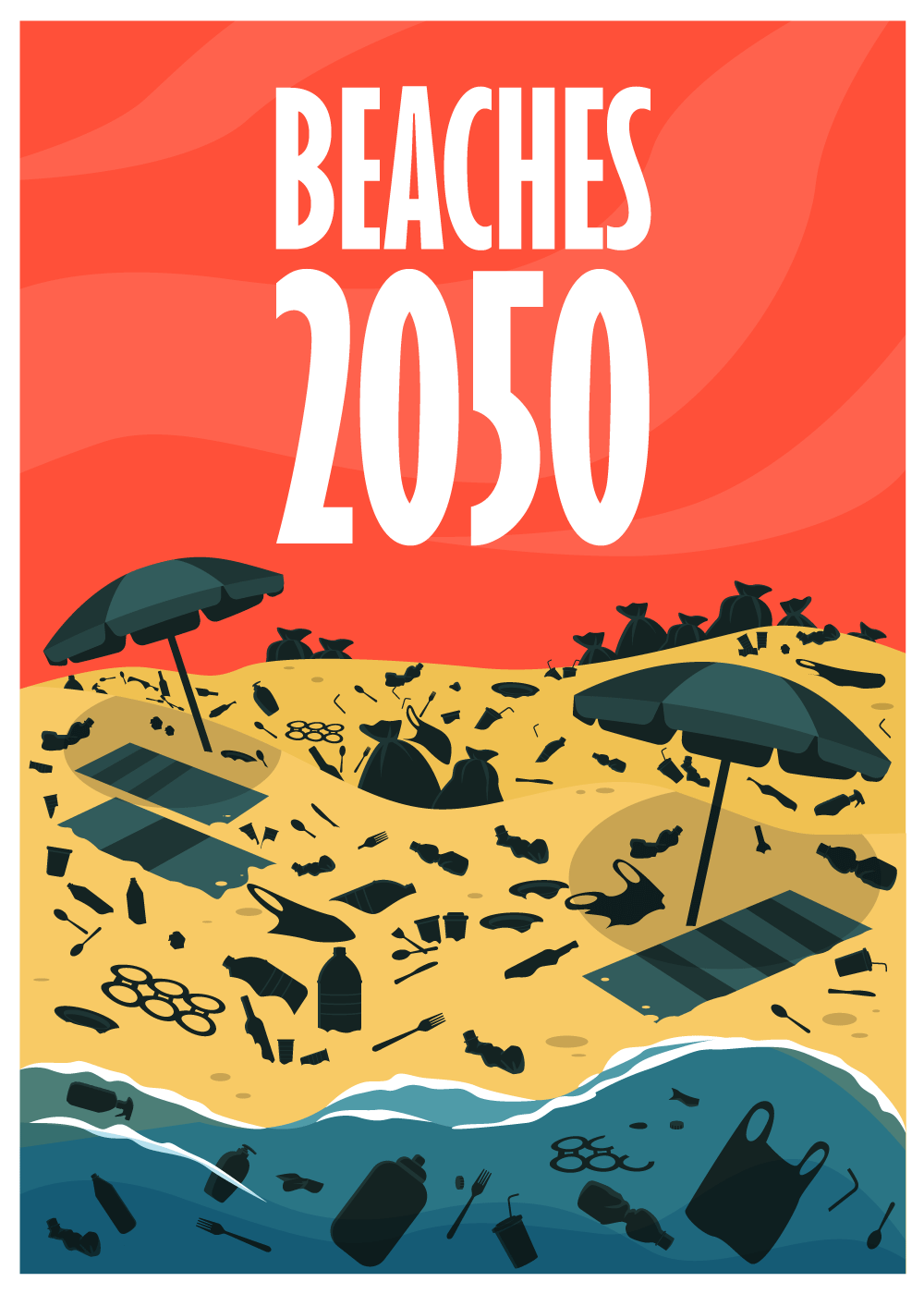 BEACHES 2050 - klimaplakat