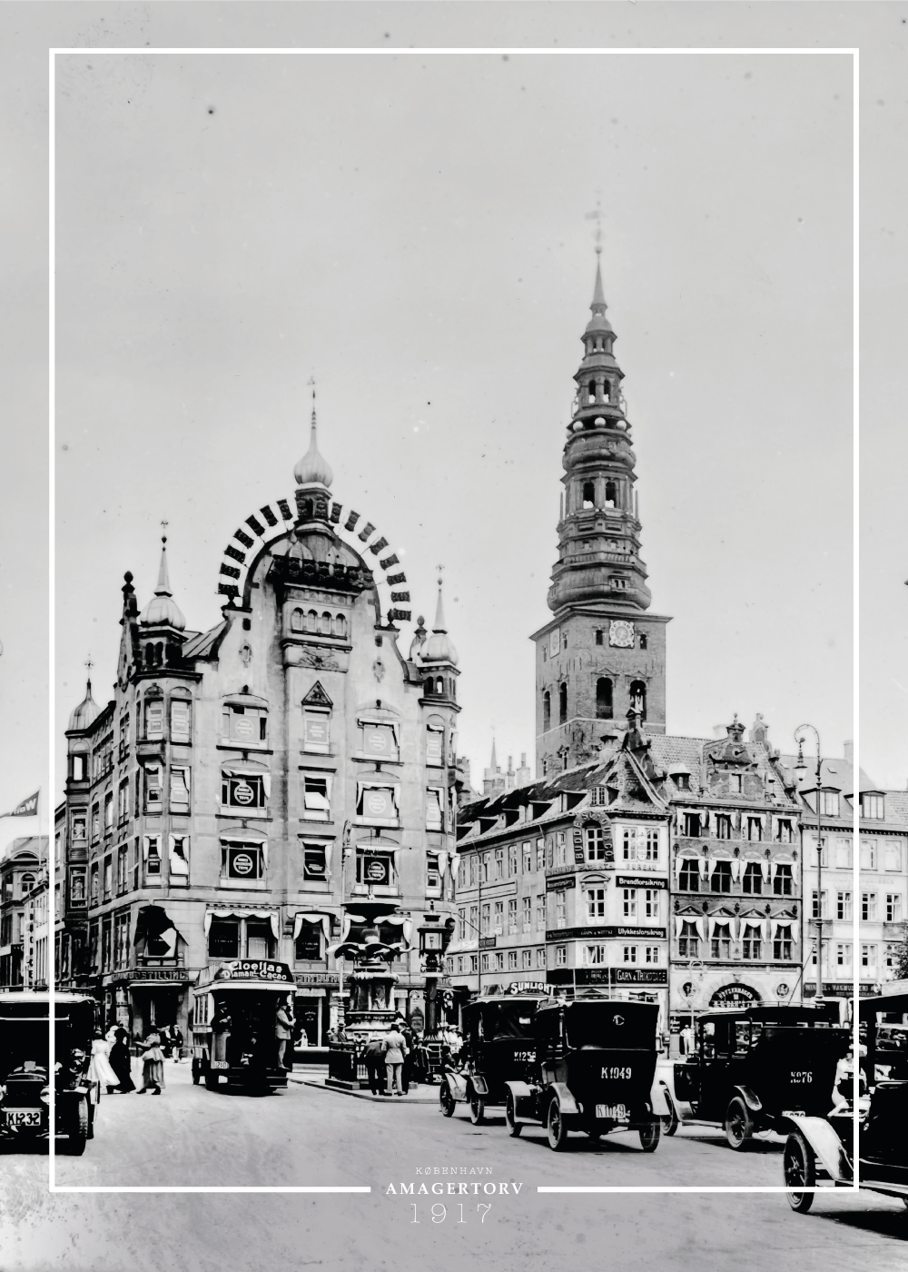 Amagertorv - Gamle billeder af København plakat