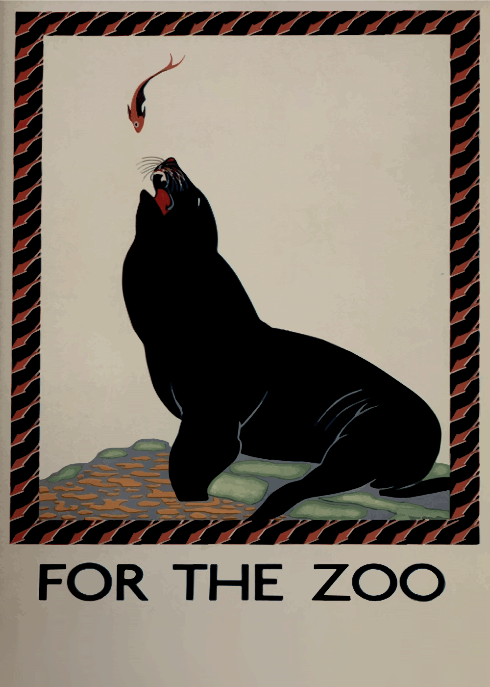 Zoo plakat - Søløve