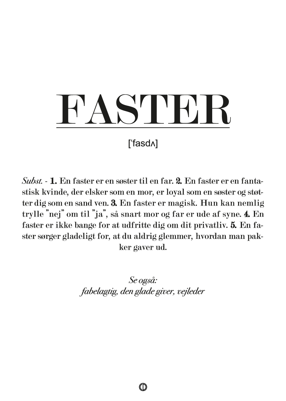 Faster definition - plakat