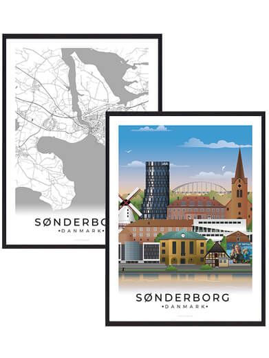 Sønderborg byplakatsæt