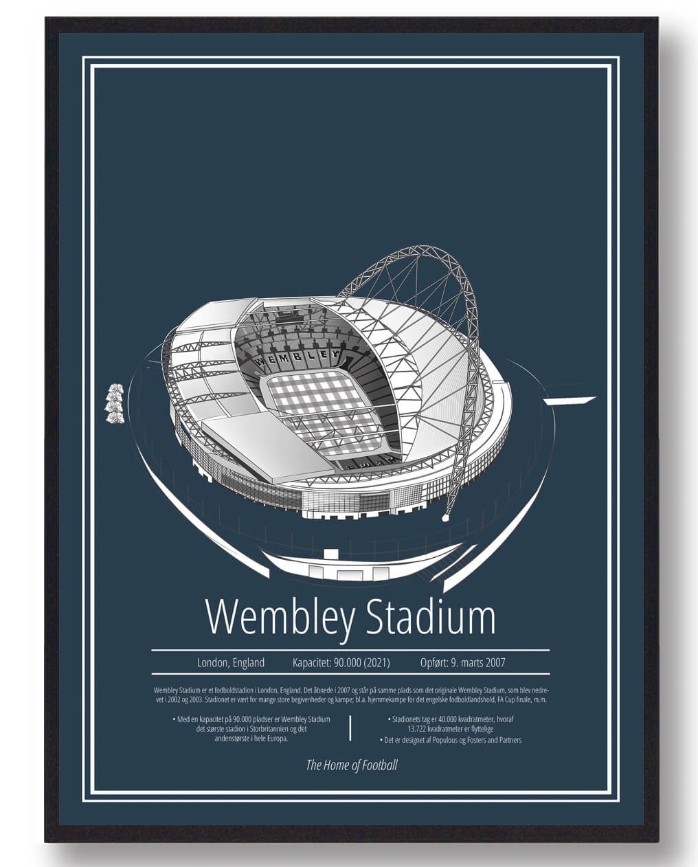 Wembley - stadion plakat