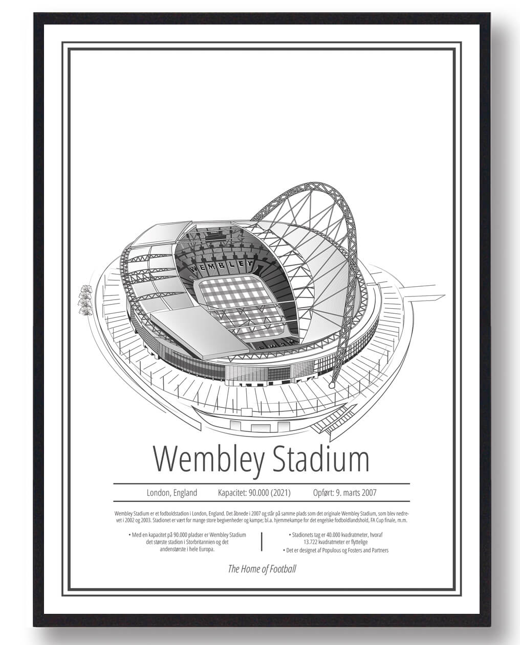 Wembley - stadion plakat