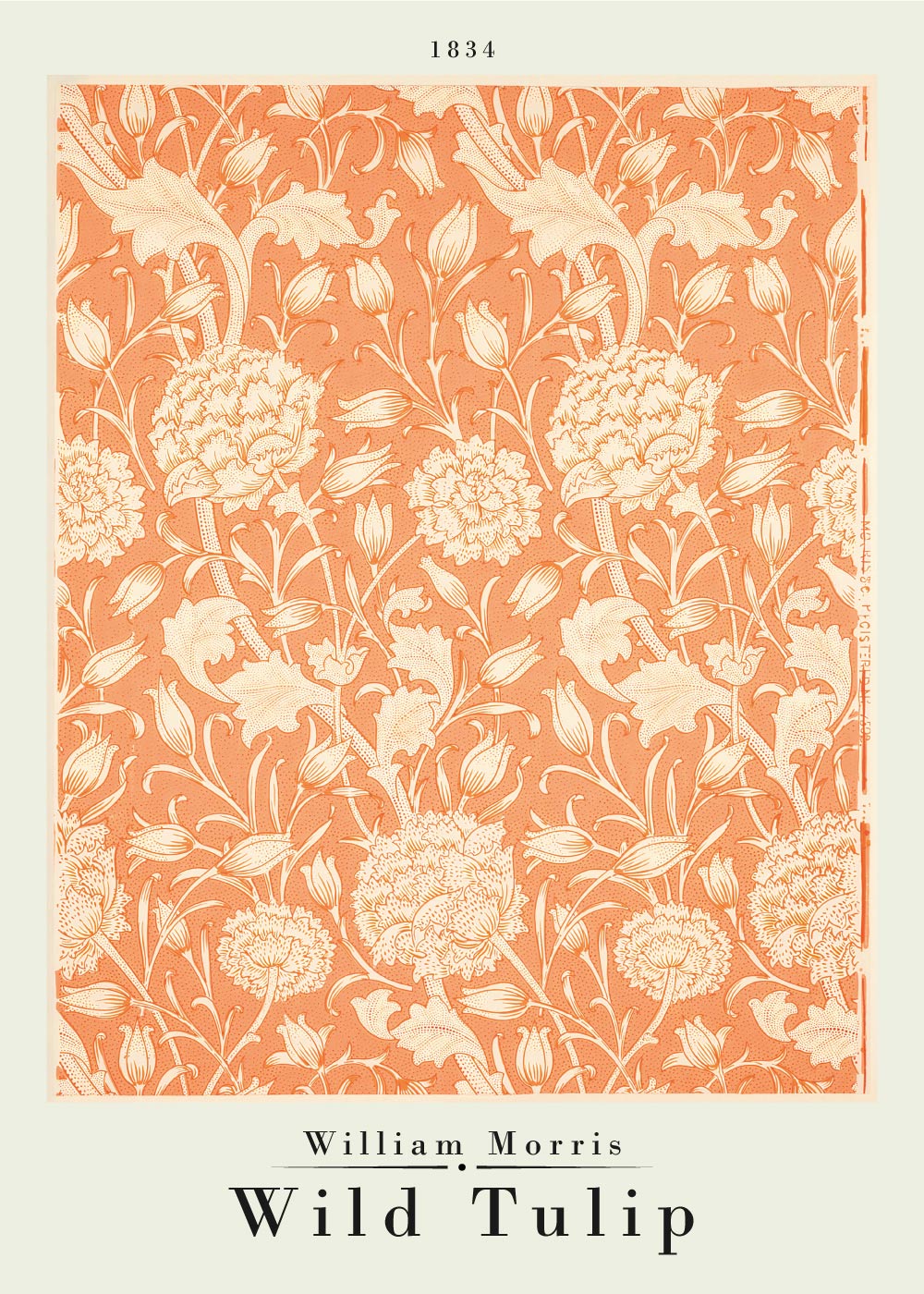 Wild tulip - William Morris kunstplakat