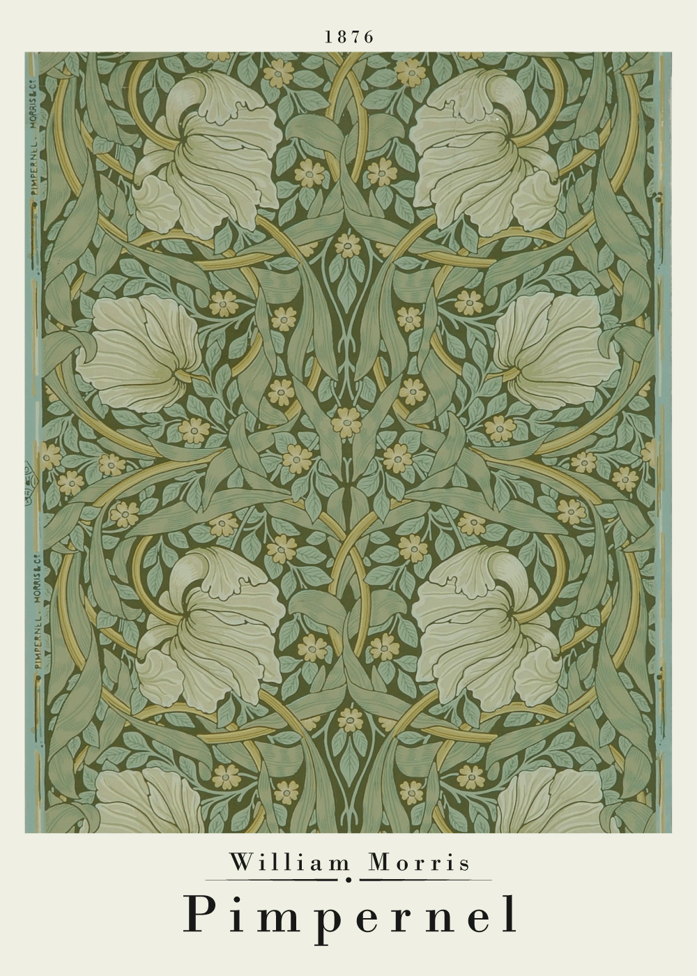 Pimpernel - William Morris kunstplakat