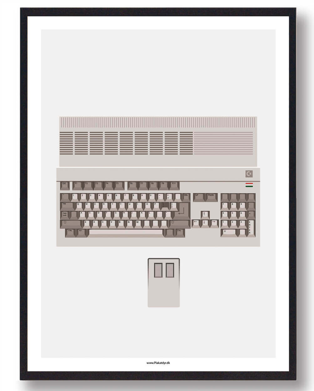 Amiga 500 - gamerplakat