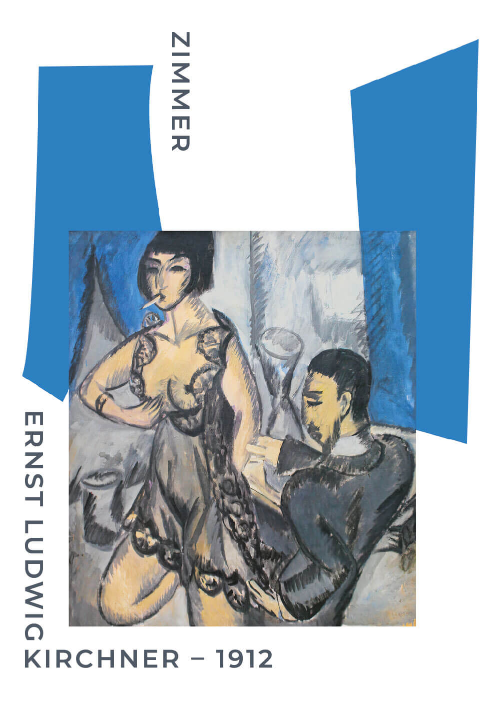 Zimmer - Ernst L. Kirchner museumsplakat