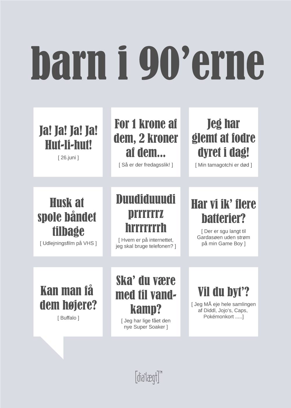 Barn i 90'erne plakat