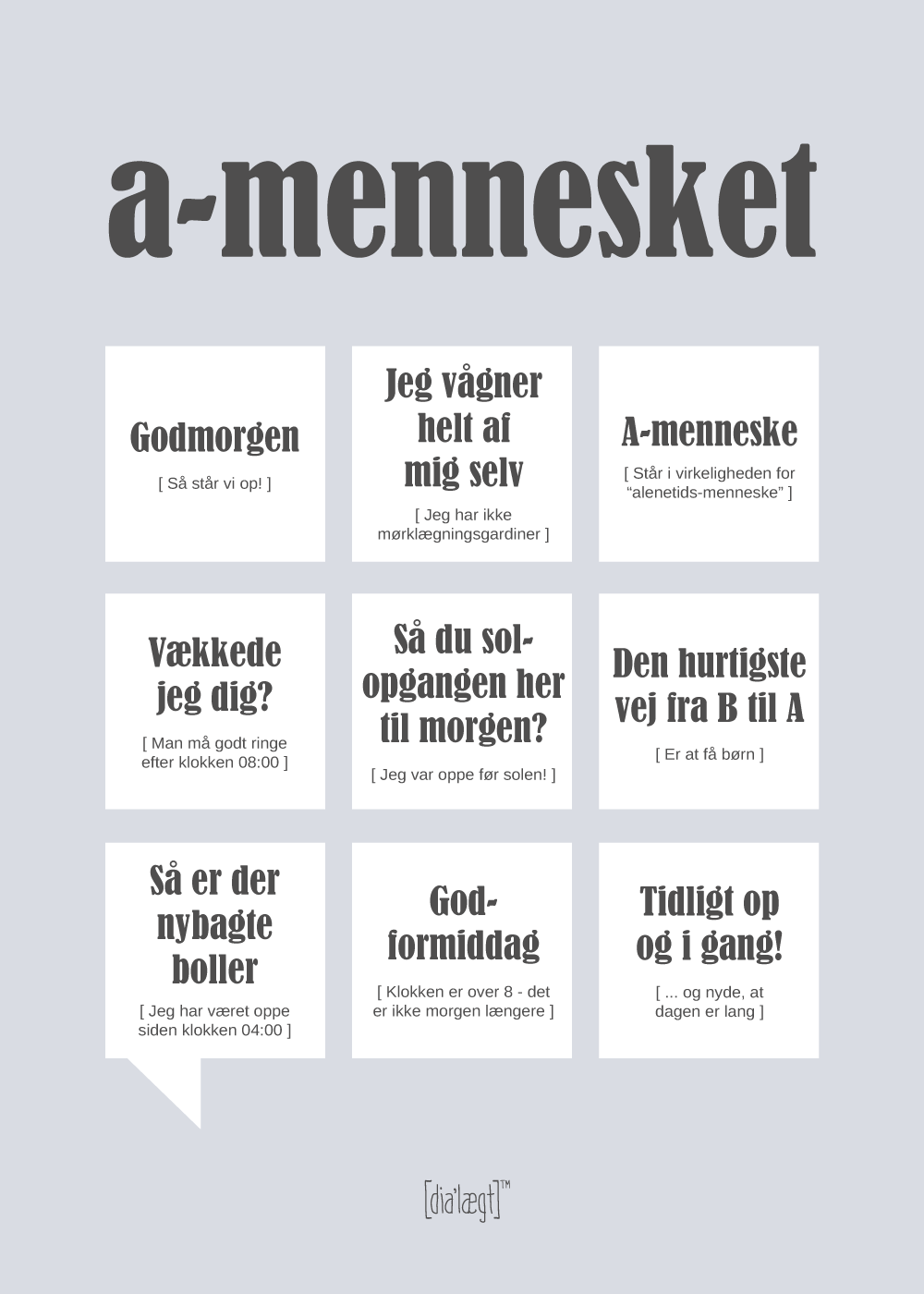 A-mennesket plakat