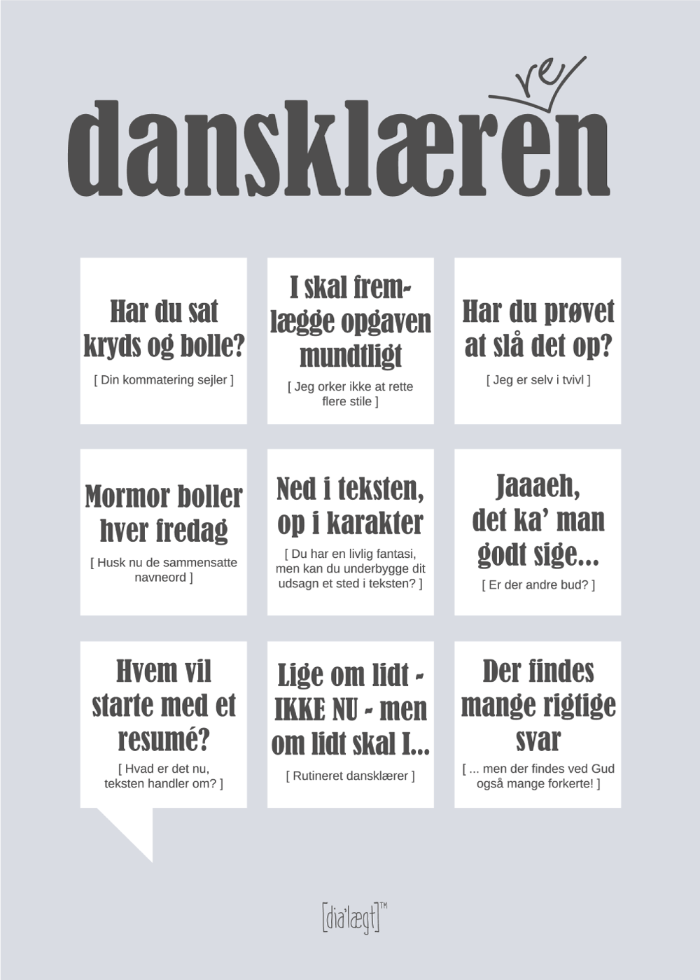 Dansklæreren plakat