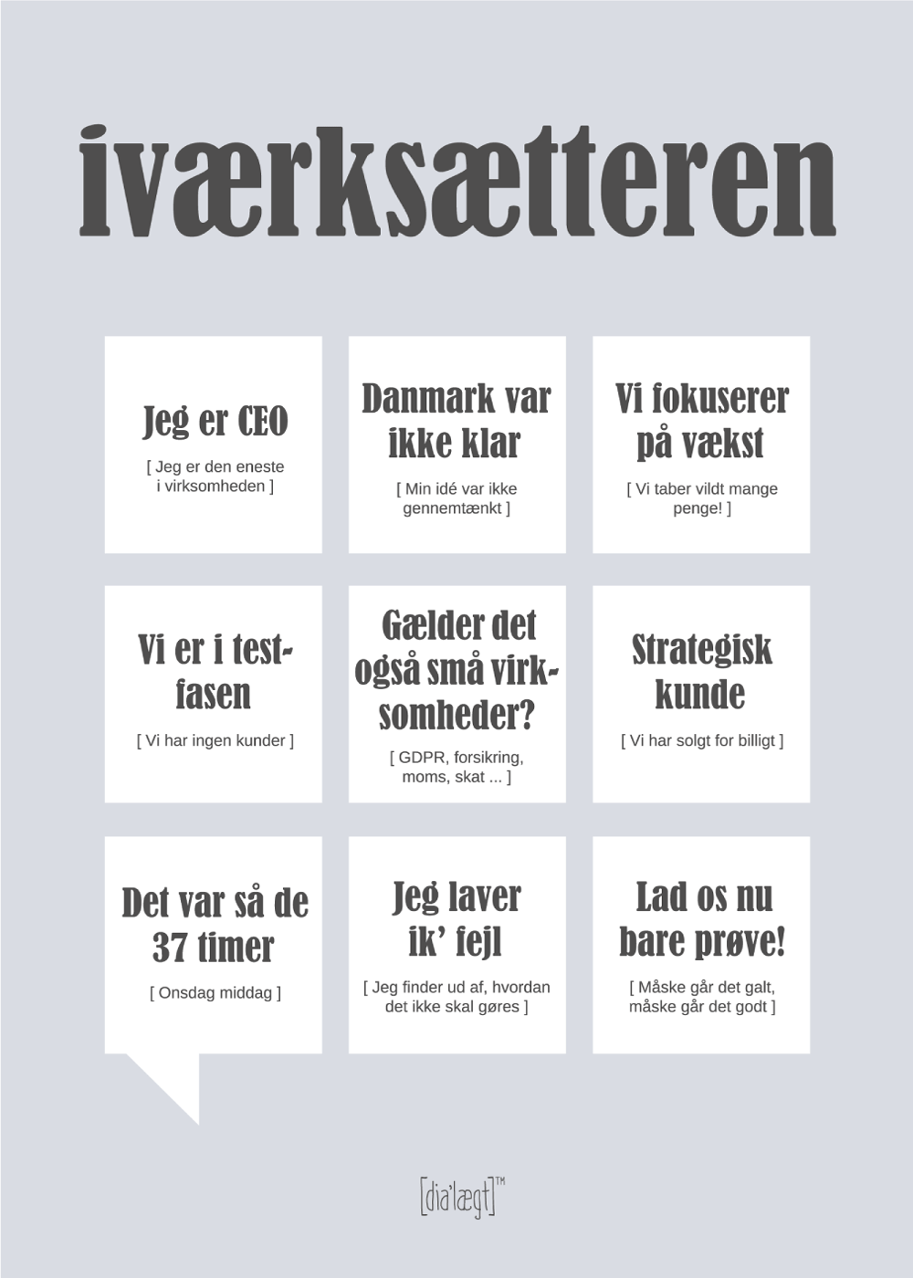 Iværksætteren plakat