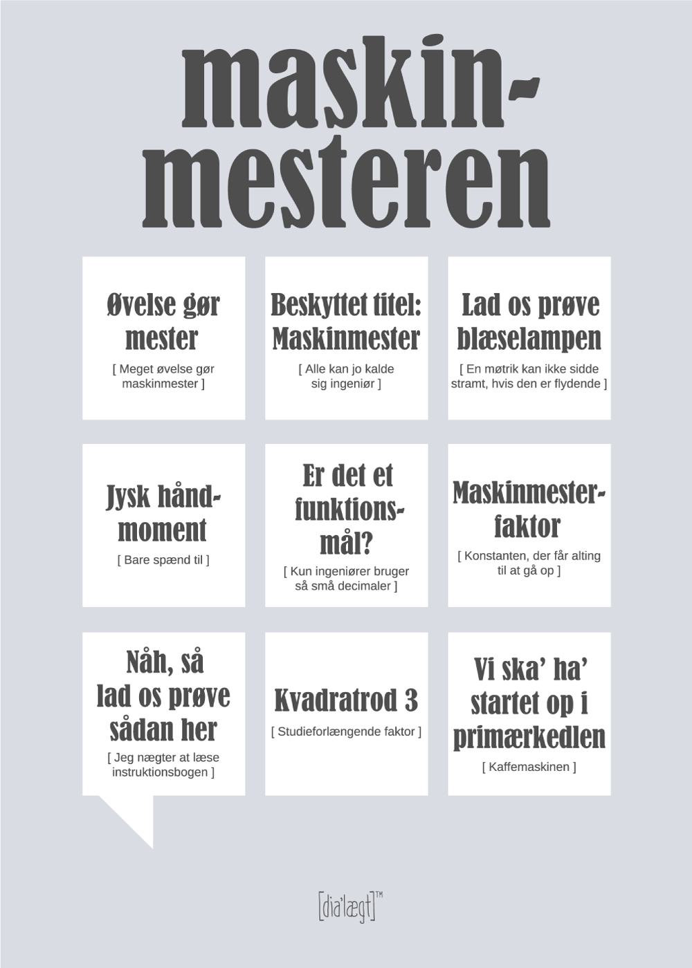 Maskinmesteren plakat