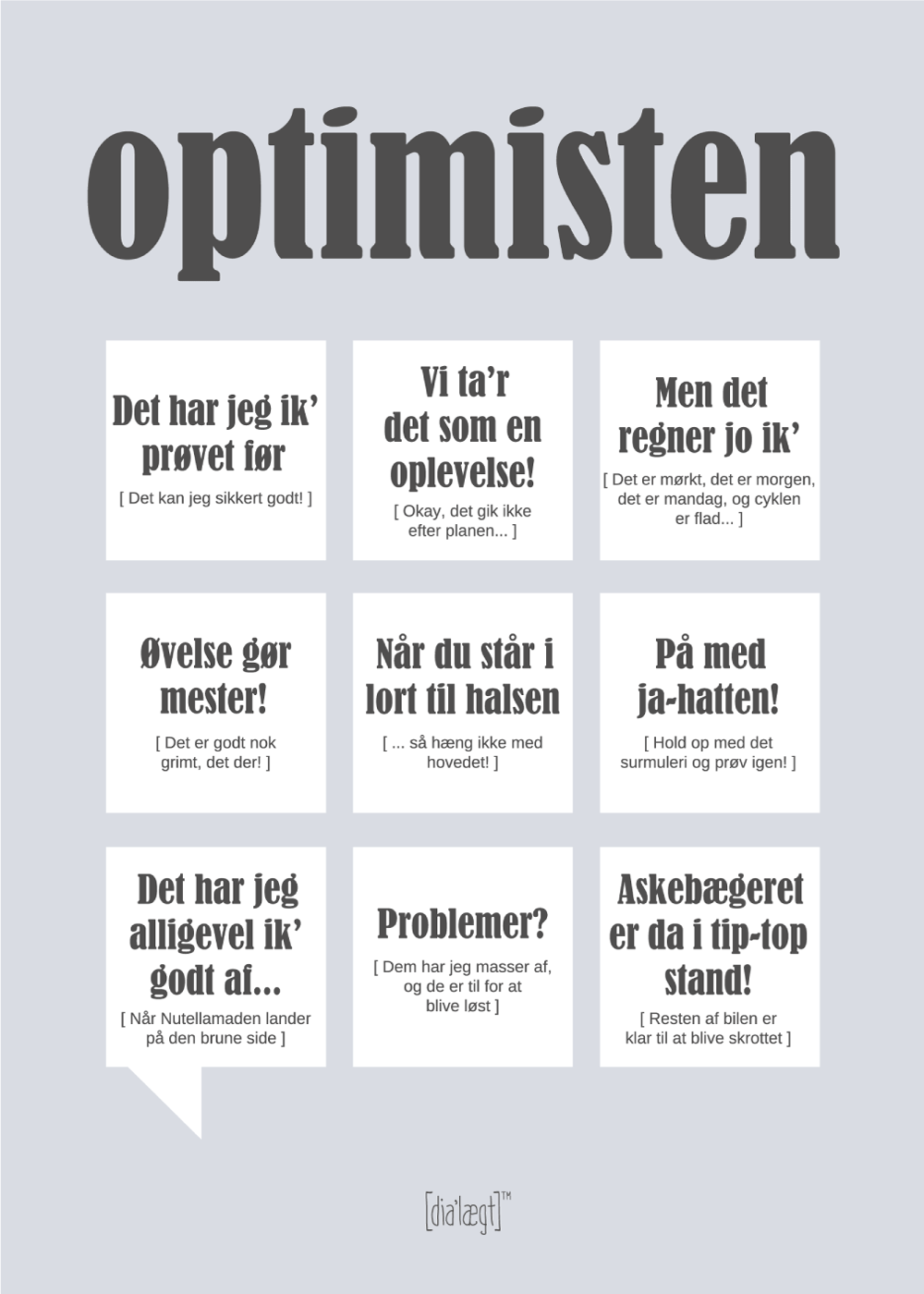 Optimisten plakat