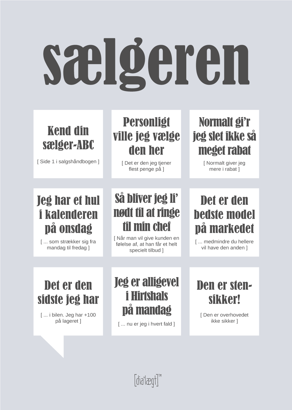 Sælgeren plakat