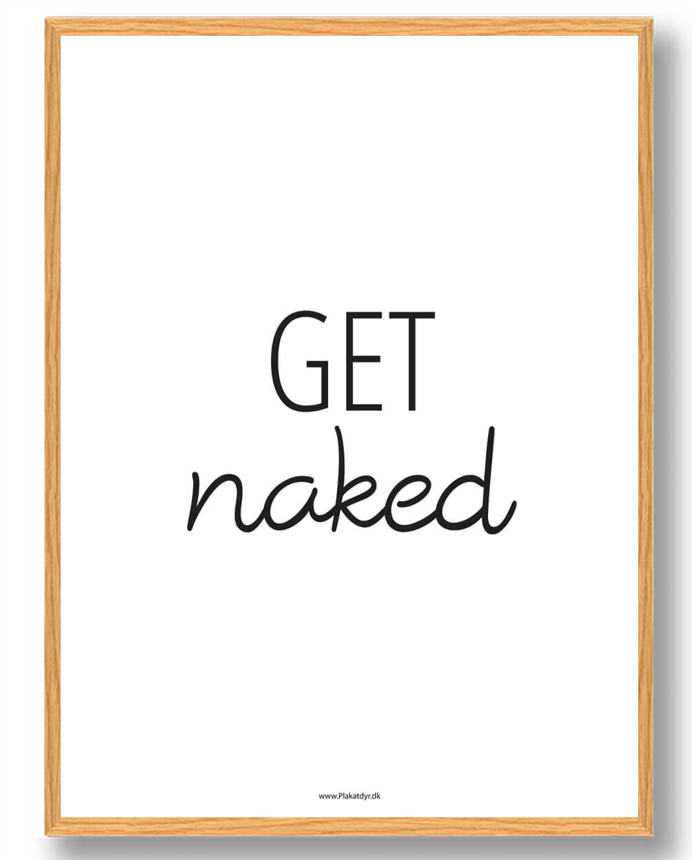 Get naked - plakat