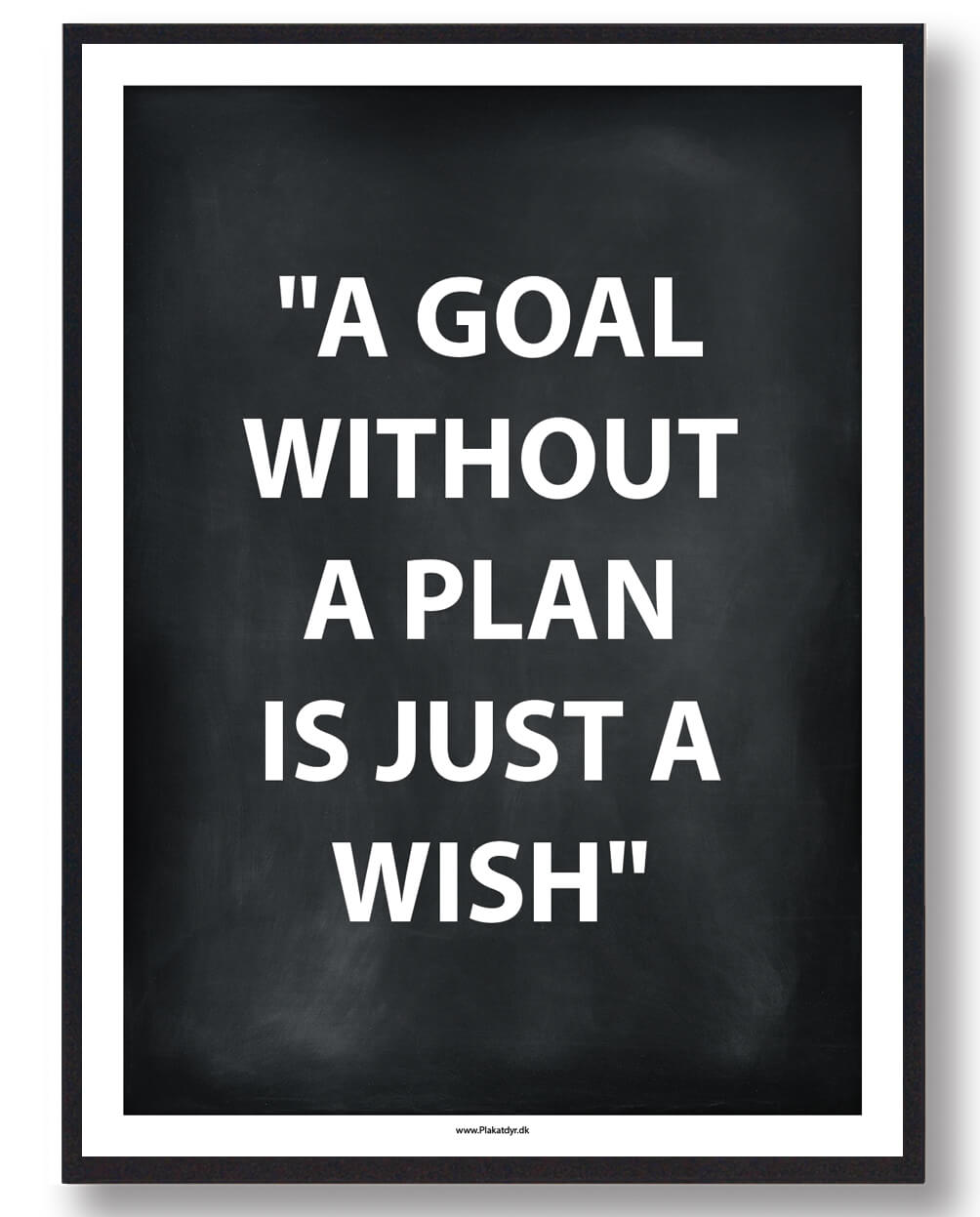 A GOAL WITHOUT A PLAN... - gamerplakat (sort)