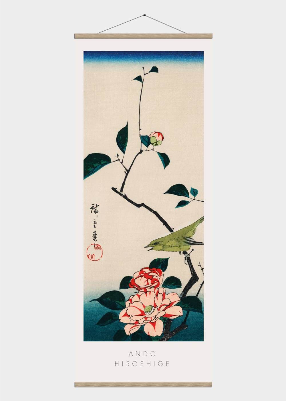 A japanese nightingale - Japansk kunst plakat