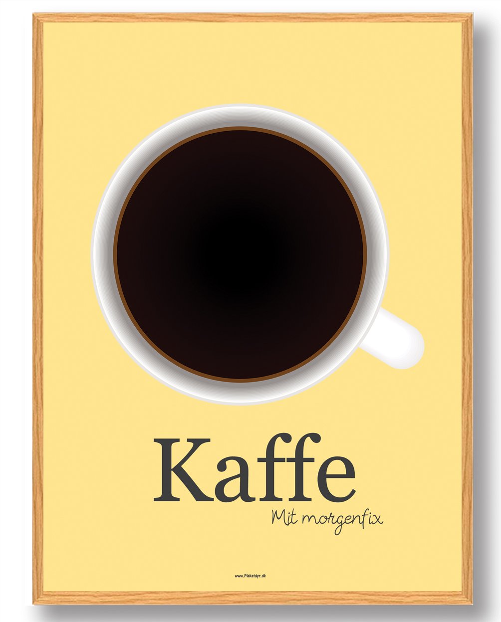 Kaffe - køkkenplakat