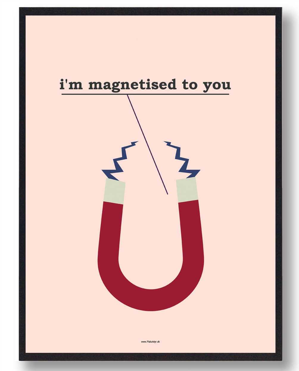 I'm magnetised to you - plakat