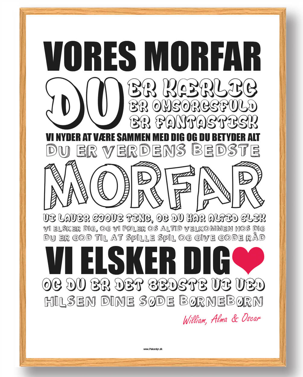 Vores morfar - plakat