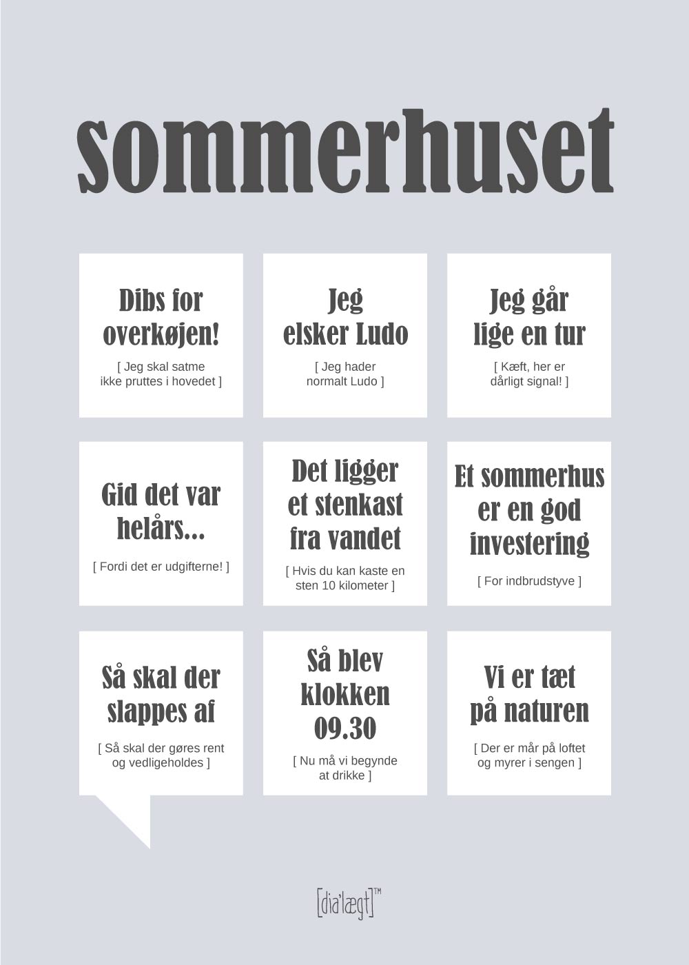 Sommerhuset plakat