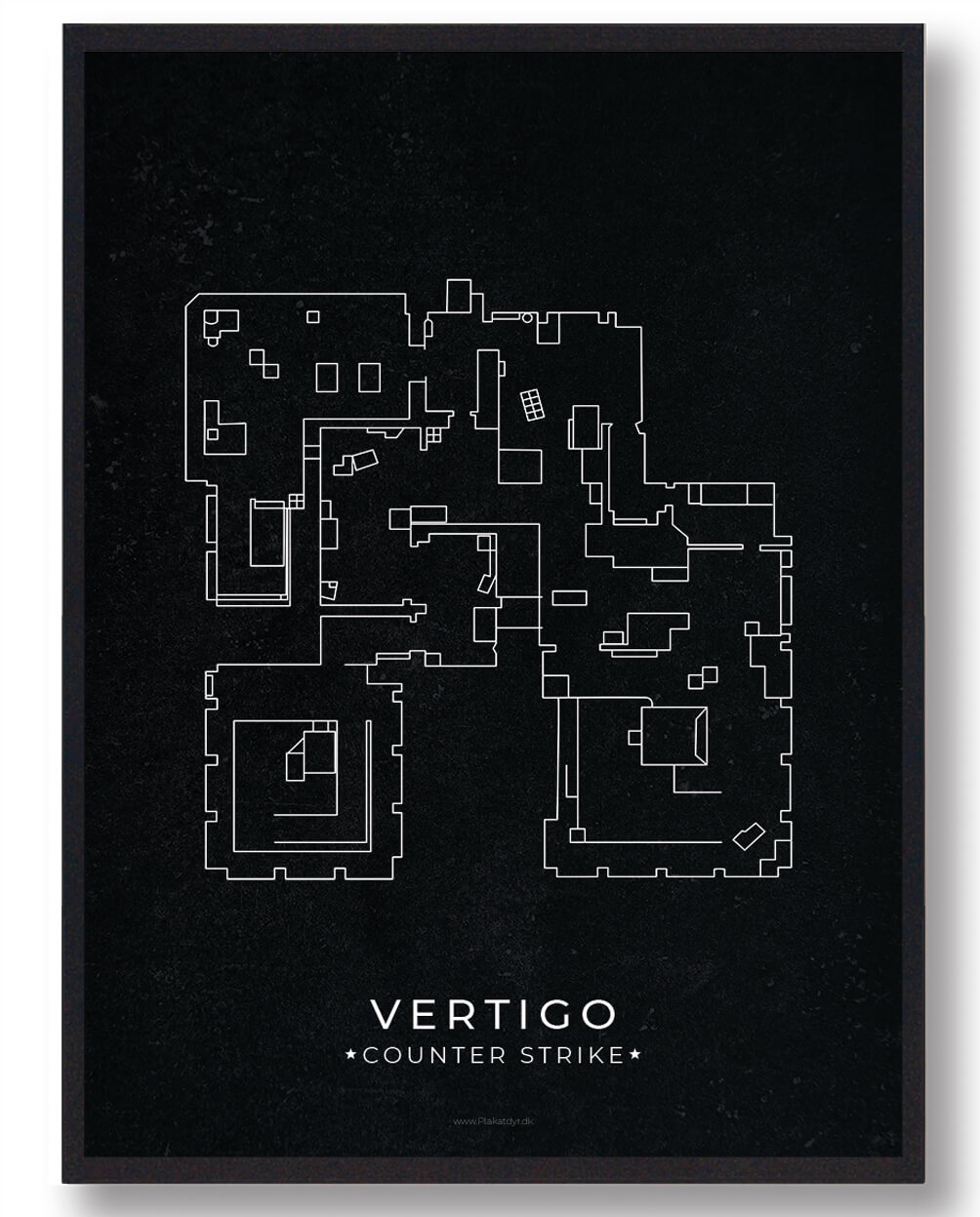 Vertigo map - CS gamerplakater