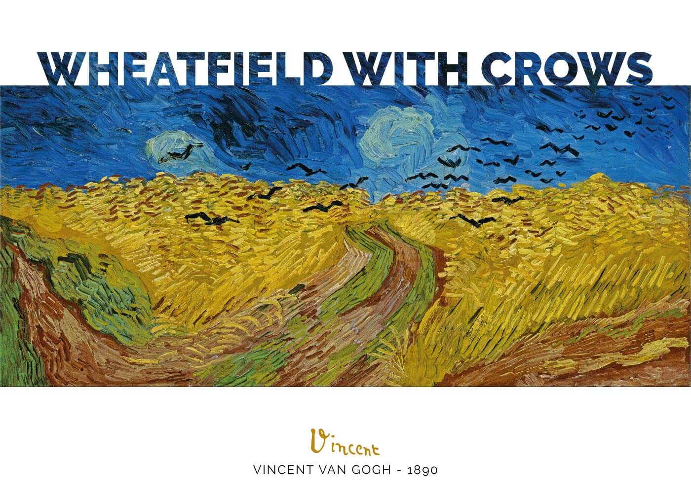 Wheat field with crows - Vincent Van Gogh