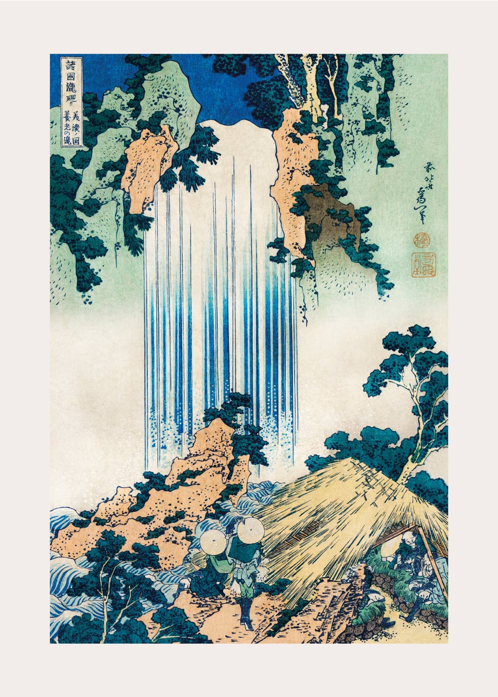 Yoro Waterfall in Mino - Japansk kunstplakat